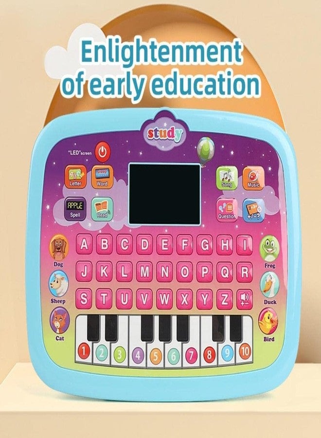 Storio Learning Educational Computer Kids Piano Laptop with Led Screen & Music | Fun Activities Toy Computer Tablet for Kids Toddlers 1 2 3 4 5 6 + Year Old Boy and Girls, Multicolor - Image 5